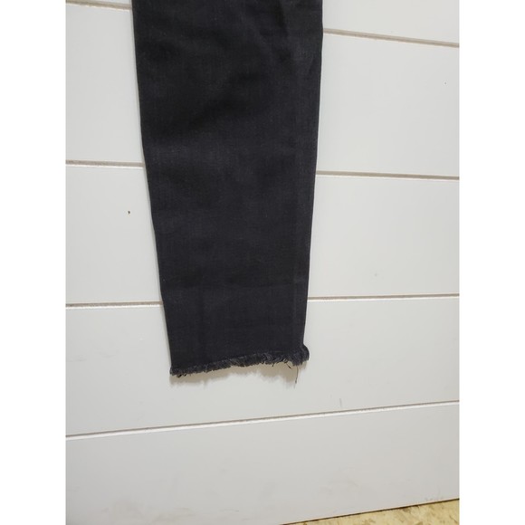 Paige womens size 24 black wash denim mid rise skinny verdugo ankle jeans - Picture 3 of 5